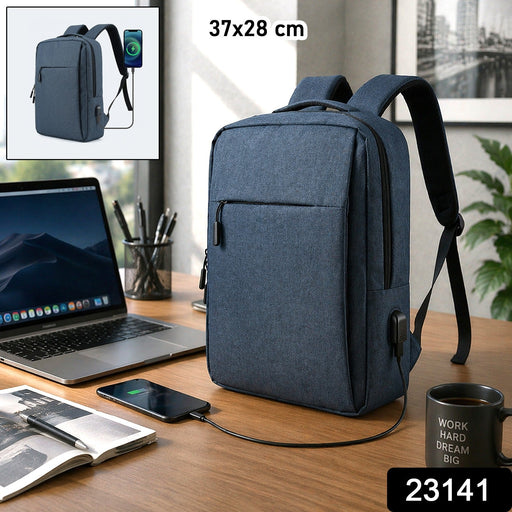 Stylish travel backpack with secure anti-theft design and laptop storage