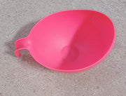 Versatile rice washing bowl with a robust drain basket and handle for efficient food preparation.