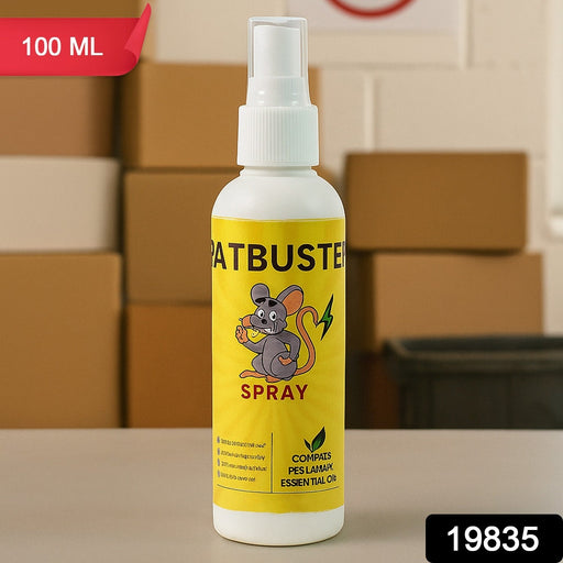 Herbal Rat Repellent Spray applied indoors to prevent rodents