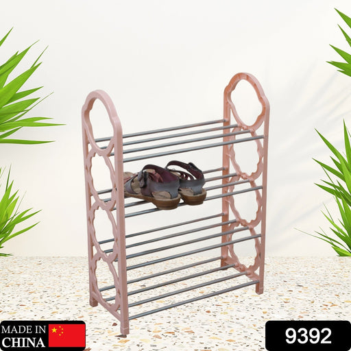 Standing shoe rack with multiple layers for efficient home organization