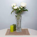 1851 Glass Flower Pot, Crystal Clear Vase for Living 