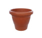 0839 Garden Heavy Plastic Planter Pot/Gamla 6 inch (Brown, Pack of 1, Small) 