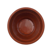 0838 Garden Heavy Plastic Planter Pot/Gamla 8 inch (Brown, Pack of 1,Medium ) 