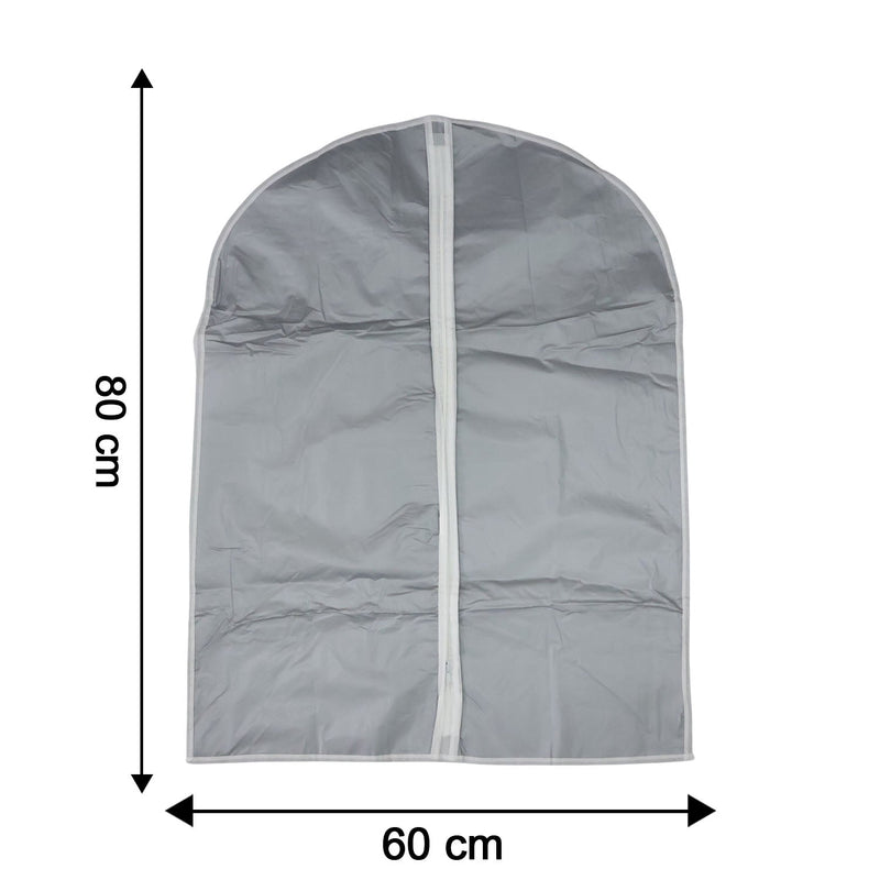 Garment cover displaying 60x80 cm dimensions for clothing protection