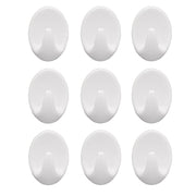 1544 Self Adhesive Plastic Wall Hook Set for Home Kitchen and Other Places (Pack of 9) 