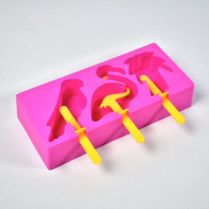 7168 Fancy Ice Candy Mould Maker Food Grade Homemade Reusable Ice Popsicle Makers Frozen Ice Cream Mould Sticks Kulfi Candy Ice Mold for Children & Adults 
