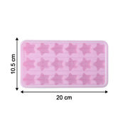 reusable star-shaped ice cube mold for freezer use