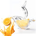 5345 Manual Lemon Slice Squeezer, Portable Transparent Fruit Juicer, Orange Citrus Manual Bird Shape Hand Juicer for Orange Lemon Lime,for Kitchen (Card Packing) 