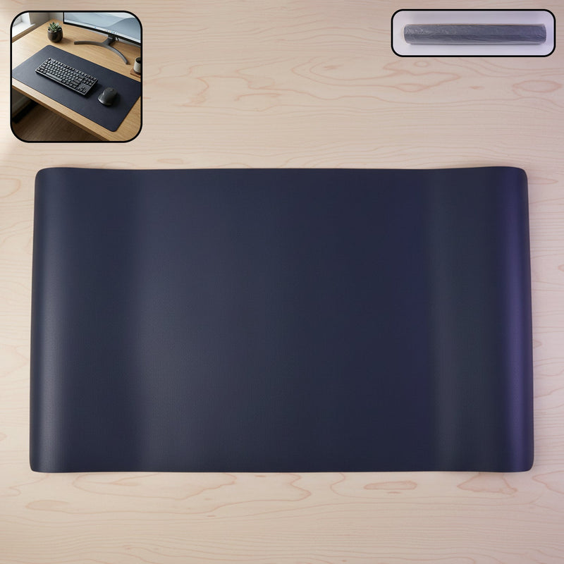Large desk mat suitable for office and gaming setup