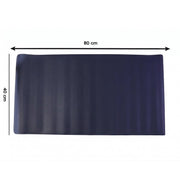 Black desk surface protector mat for office and gaming