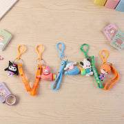 Lightweight and portable cartoon keychain for bags and keys