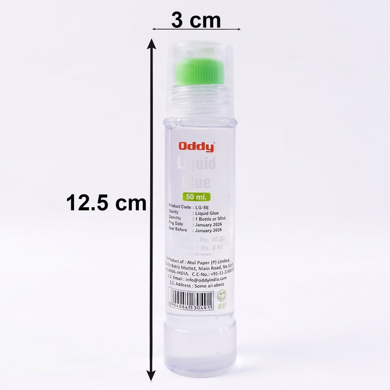 Transparent liquid glue pen for clean application work