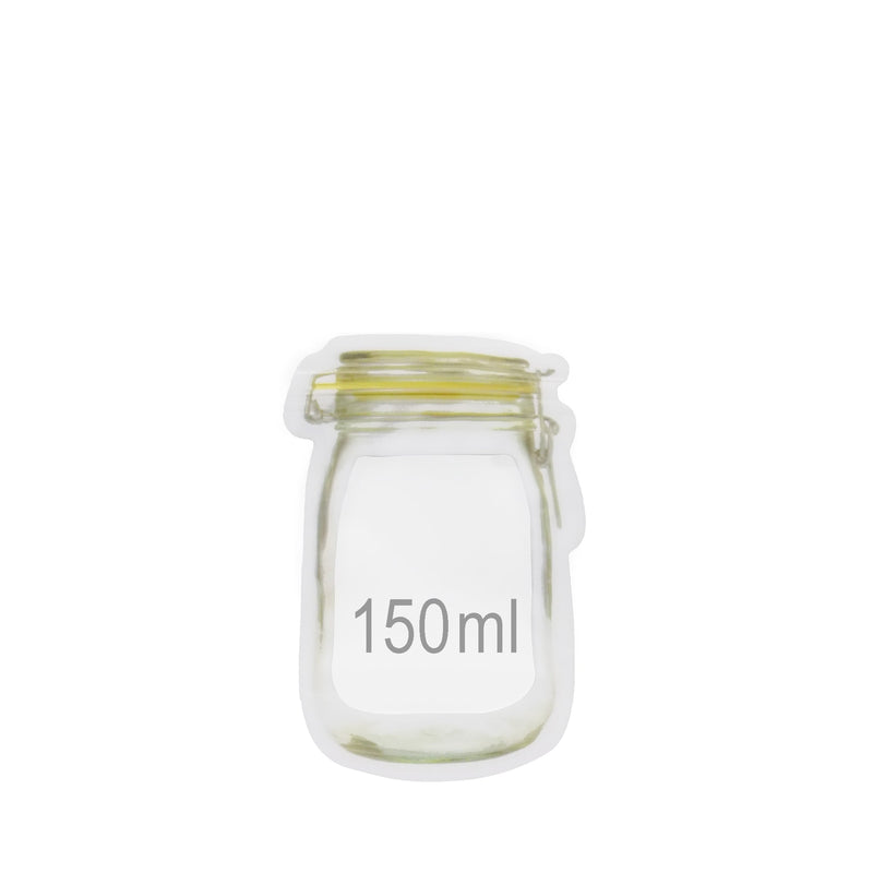 Compact 150ml travel food container, ideal for on-the-go snacks and dry goods.