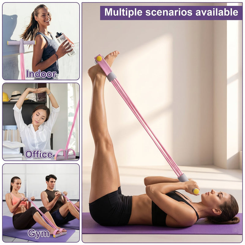 Easy-to-use exercise pull rope for daily fitness routines