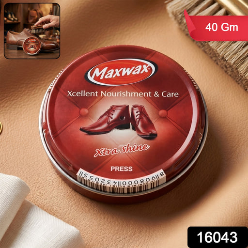 Maxwax leather shoe polish cream for nourishing and shining