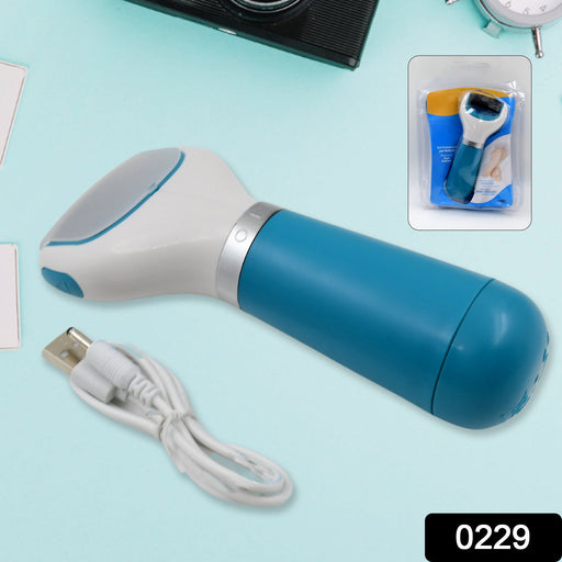 The Electric Foot Callus Remover packaged in its retail box.