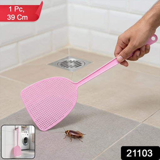 Handheld insect control swat with perforated head