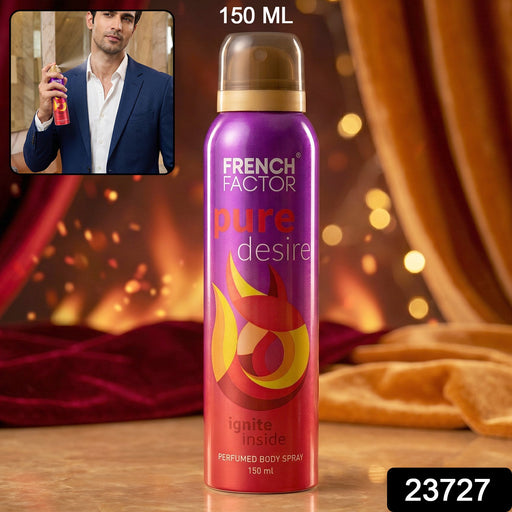 Long-lasting fragrance spray by French Factor for daily freshness