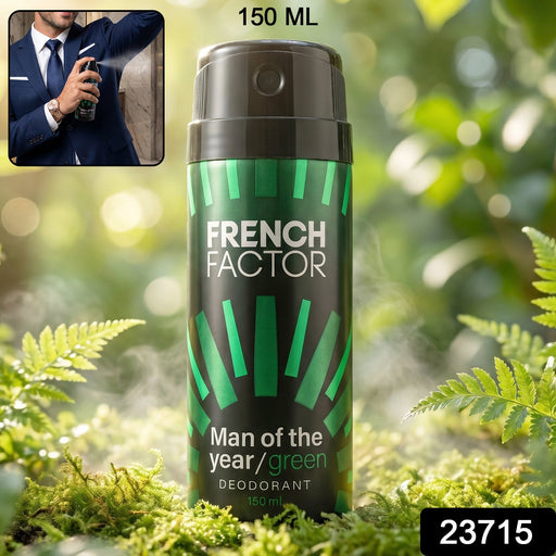 Long-lasting Man of the Year Green Body Spray for men