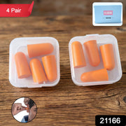 Soft foam ear plugs designed for effective noise reduction and comfort