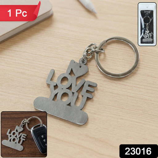 Stylish romantic metal keychain gift for loved ones