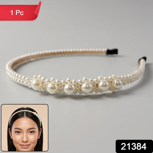Stylish pearl headband suitable for daily wear and parties