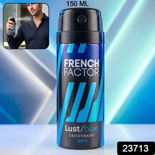 Fugo Blue men's deodorant spray for daily freshness
