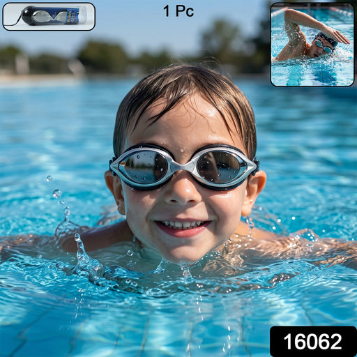 Adjustable kids swim goggles with leakproof design