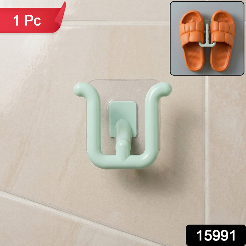 Shoe rack hook hanging slippers on wall