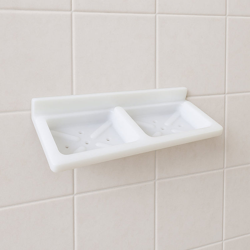 Easy to clean soap and sponge holder with detachable compartments
