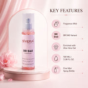 Elegant body spray bottle design