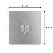 Size guide for transparent self-adhesive wall hook