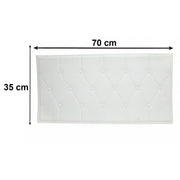 Bedroom decorative foam wall tile in white