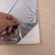 Soft pink padded wall insulation panel