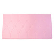 Peel and stick pink foam cushion wall panel